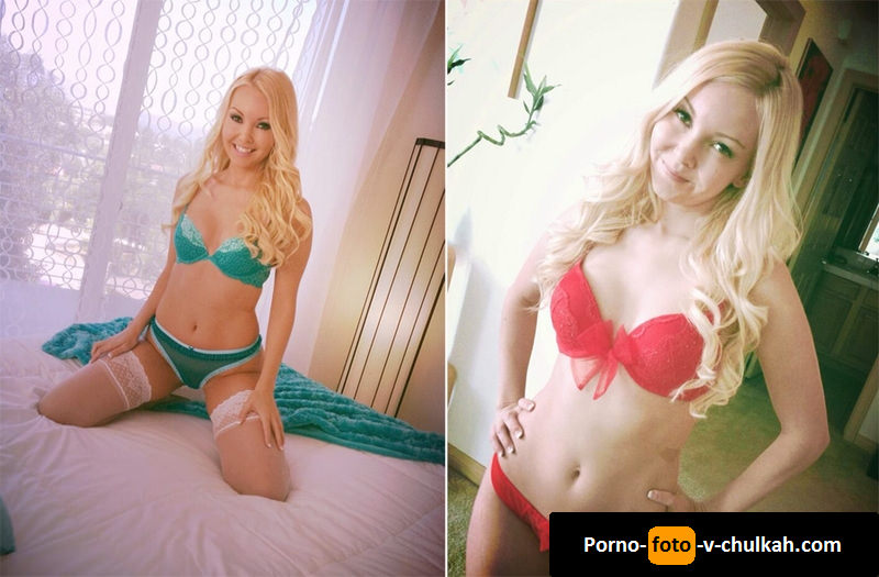 Эротичный фотоколлаж, на котором заманчивые блондиночки игриво выставляют свои прелести